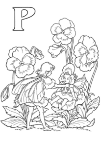 Disegno di fata da stampare e colorare 28