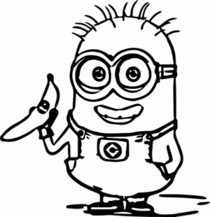 Disegno di Cattivissimo me – Minions da stampare e colorare 76 Disegno di Cattivissimo me – Minions da stampare e colorare 76