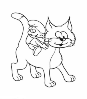 Disegno di Puffi da stampare e colorare 121