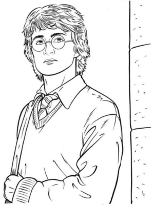 Disegno di Harry Potter da stampare e colorare 162