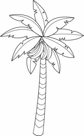 Disegno di albero da stampare e colorare 120