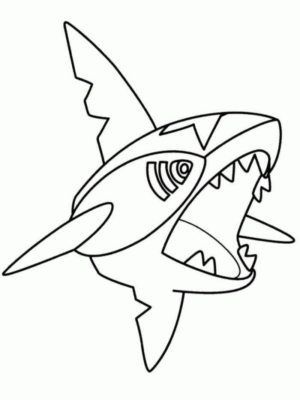 Disegno di squalo da stampare e colorare 71