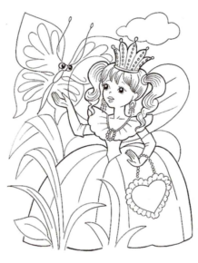 Disegno di Tutte le principesse Disney da stampare e colorare 24