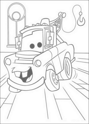 Disegno di Cars da stampare e colorare 168