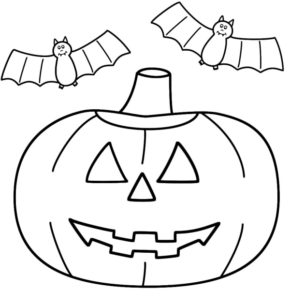 Disegno di zucca di Halloween da stampare e colorare 96