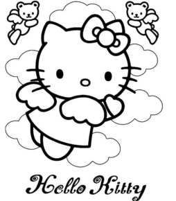 Disegno di Hello Kitty da stampare e colorare 161