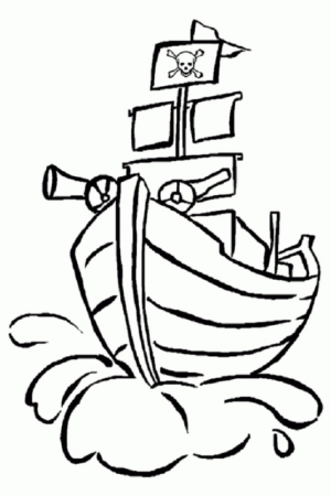Disegno di pirata da stampare e colorare 19