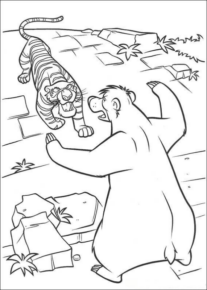 Disegno di Il libro della giungla da stampare e colorare 67