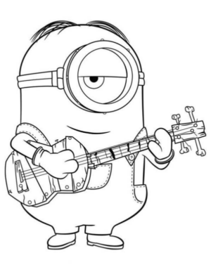 Disegno di Cattivissimo me – Minions da stampare e colorare 40