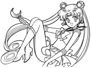 Disegno di Sailor Moon da stampare e colorare 22