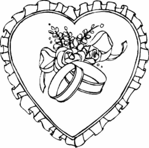 Disegno di cuore da stampare e colorare 123