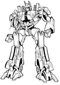 Disegno di Transformers da stampare e colorare 21