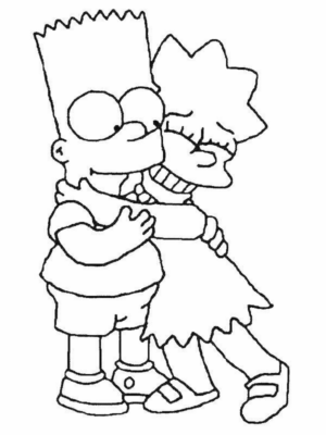 Disegno di I Simpson da stampare e colorare 69