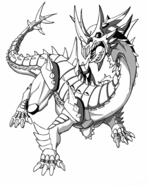 Disegno di Yu-Gi-Oh! da stampare e colorare 2