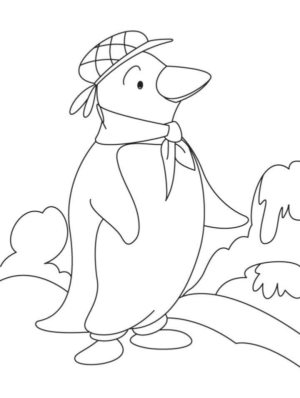 Disegno di pinguino da stampare e colorare 39