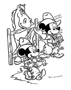 Disegno di Topolino da stampare e colorare 220