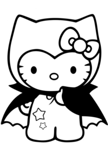 Disegno di Hello Kitty da stampare e colorare 111