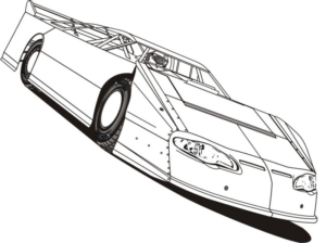 Disegno di automobile da stampare e colorare 203