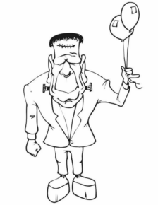 Disegno di Frankenstein da stampare e colorare 21