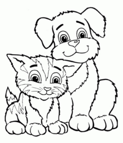 Disegno di gatto da stampare e colorare 1