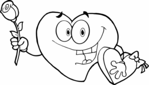 Disegno di San Valentino da stampare e colorare 7 Disegno di San Valentino da stampare e colorare 7