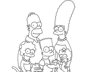 Disegno di I Simpson da stampare e colorare 23