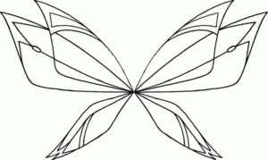 Disegno di farfalla da stampare e colorare 129