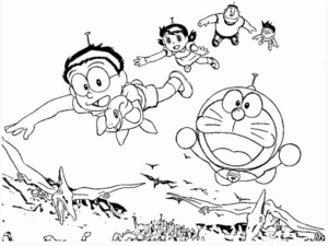 Disegno di Doraemon da stampare e colorare 9