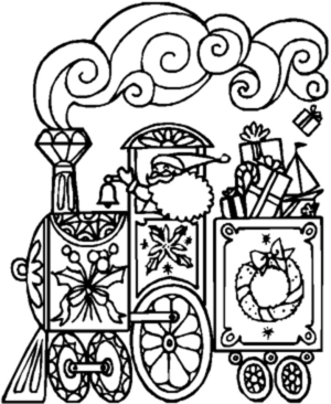 Disegno di treno da stampare e colorare 89