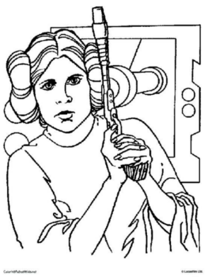 Disegno di Star Wars da stampare e colorare 42