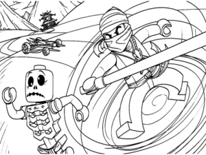 Disegno di Ninja Go da stampare e colorare 25
