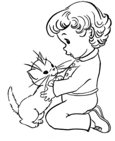 Disegno di bambino da stampare e colorare 85