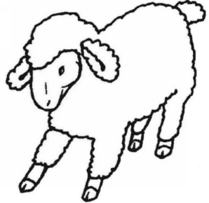 Disegno di pecora da stampare e colorare 57