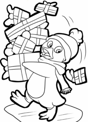 Disegno di regalo da stampare e colorare 43