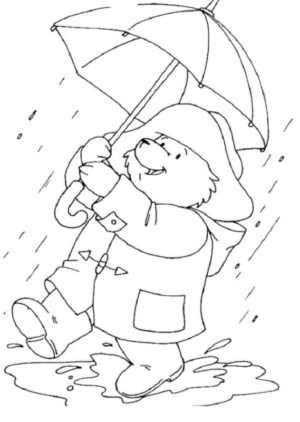 Disegno di Paddinghton da stampare e colorare 2