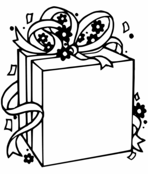 Disegno di regalo da stampare e colorare 30