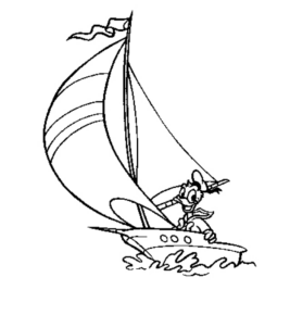 Disegno di Paperino da stampare e colorare 115