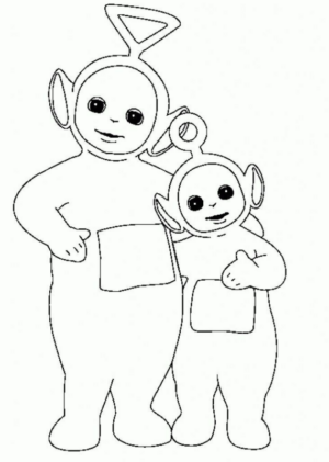 Disegno di Teletubbies da stampare e colorare 12