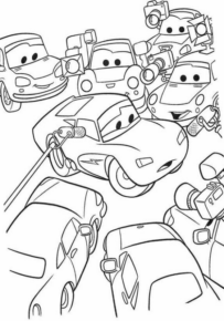 Disegno di Cars da stampare e colorare 247