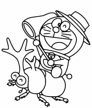 Disegno di Doraemon da stampare e colorare 13