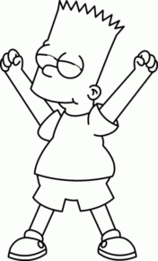 Disegno di I Simpson da stampare e colorare 38