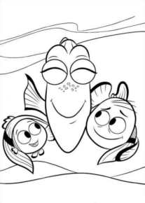 Disegno di Alla ricerca di Nemo da stampare e colorare 3 Disegno di Alla ricerca di Nemo da stampare e colorare 3