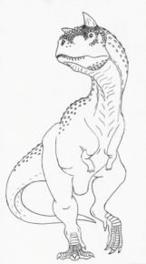 Disegno di Ceratosauro da stampare e colorare 6