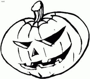 Disegno di zucca di Halloween da stampare e colorare 87 Disegno di zucca di Halloween da stampare e colorare 87