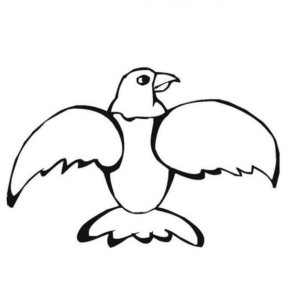 Disegno di colomba da stampare e colorare 43