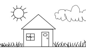 Disegno di casa da stampare e colorare 92