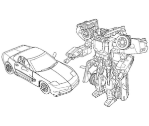 Disegno di Transformers da stampare e colorare 70