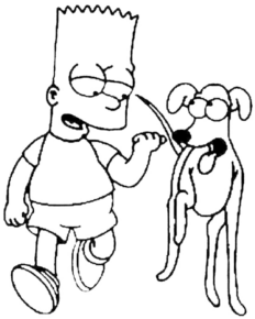Disegno di I Simpson da stampare e colorare 7