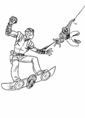 Disegno di Spiderman da stampare e colorare 194