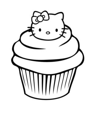 Disegno di Hello Kitty da stampare e colorare 86